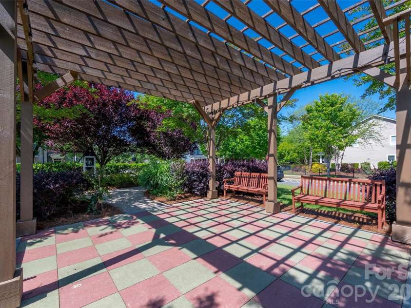20114 Lamp Lighters Way, Cornelius, NC 28031.  MLS# CAR4380618, YatesRealty ID 27135. Gazebo at Green Space
