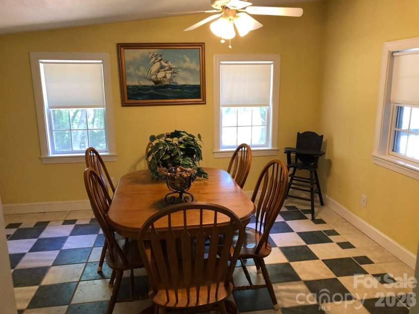 44446 Field Road, New London, NC 28127.  MLS# CAR4373359, YatesRealty ID 27140. Dining Room