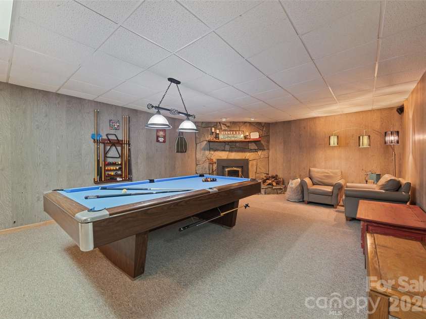 400 Sunset Heights, Canton, NC 28716.  MLS# CAR4294238, YatesRealty ID 27142. Entertainment Area Lower Level