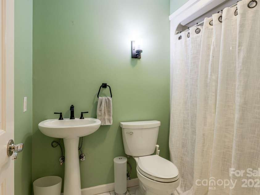 201 Cedar Mountain Road, Asheville, NC 28803.  MLS# CAR4281468, YatesRealty ID 27145. 2nd Full guest bathroom, ordering new mirror. See 360 virtual tour