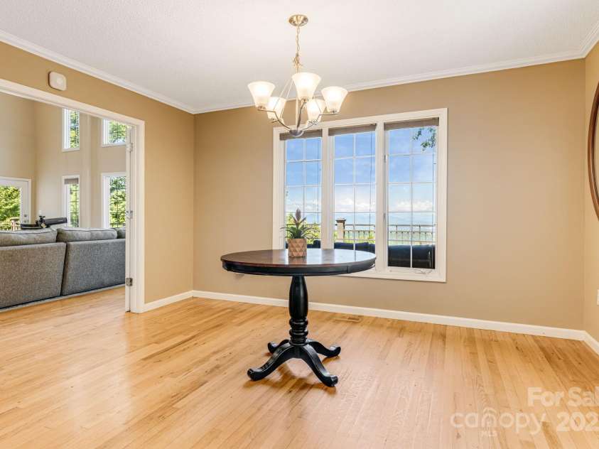 201 Cedar Mountain Road, Asheville, NC 28803.  MLS# CAR4281468, YatesRealty ID 27145. Views from the kitchen and dining areas