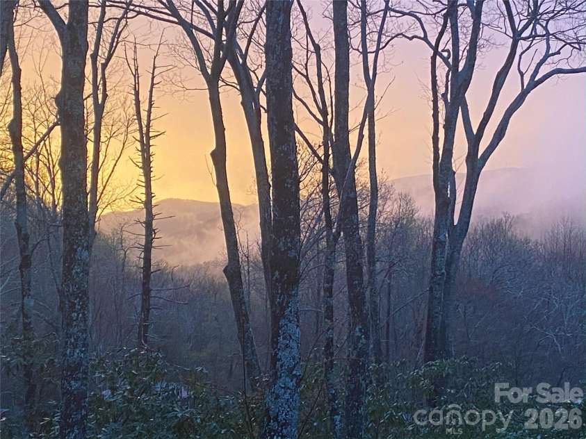 102 Carriage Drive, Fairview, NC 28730.  MLS# CAR4379033, YatesRealty ID 27149. Moody Sunset Light & Clouds