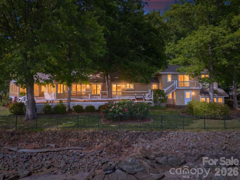 3725 Kingfisher Lane, Terrell, NC 28682.  MLS# CAR4375758, YatesRealty ID 27150. Natural rock shoreline