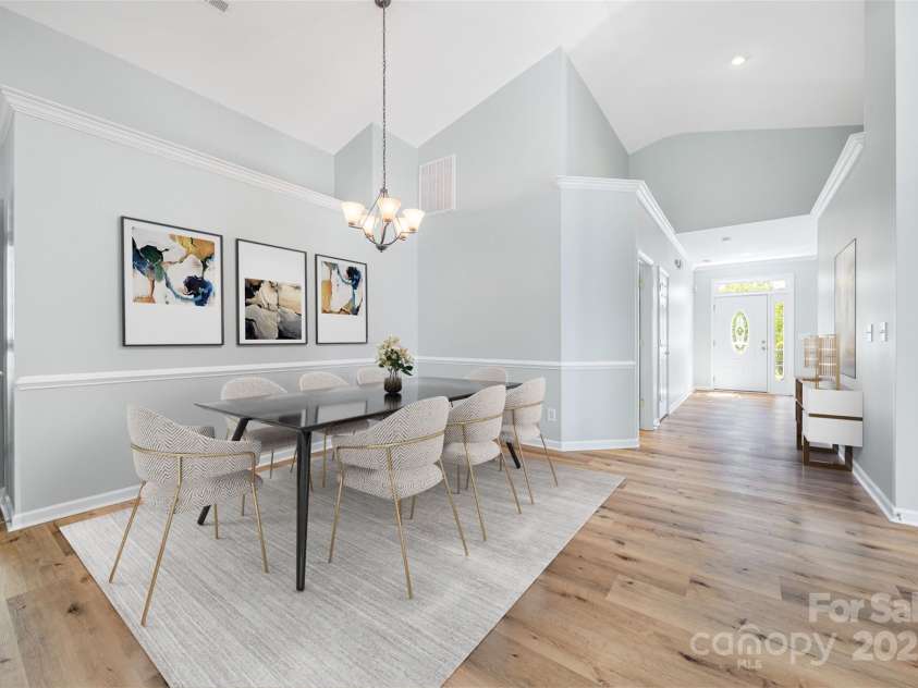 870 Platinum Drive, Fort Mill, SC 29708.  MLS# CAR4272667, YatesRealty ID 27159. Virtually Staged Dining Room