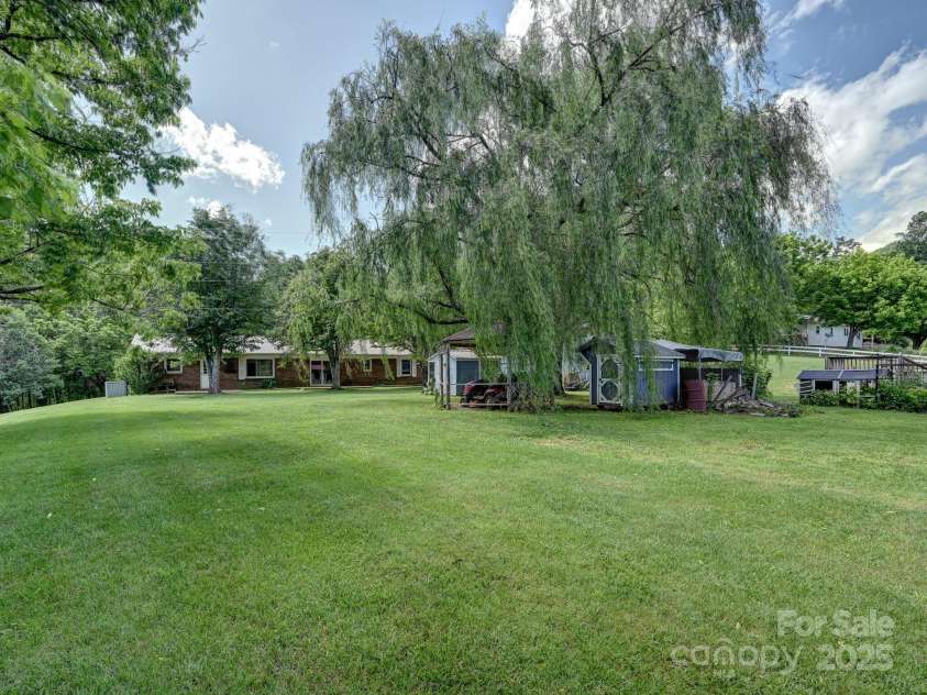 522 Bailey Mountain Road, Mars Hill, NC 28754.  MLS# CAR4260216, YatesRealty ID 27162. Back Yard