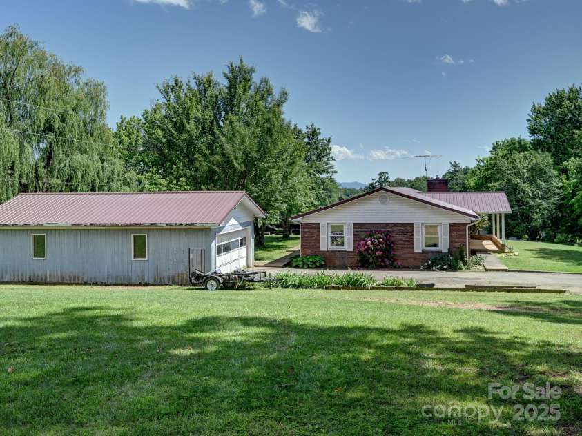 522 Bailey Mountain Road, Mars Hill, NC 28754.  MLS# CAR4260216, YatesRealty ID 27162. Side View