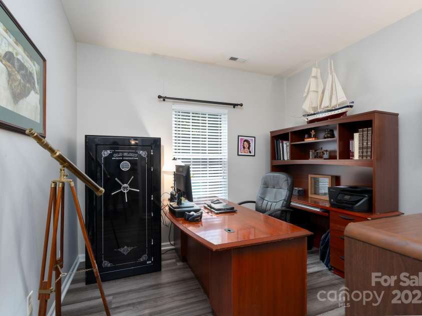 304 Augustus Lane, Mount Holly, NC 28120.  MLS# CAR4254365, YatesRealty ID 27168. Bedroom 2- office main level