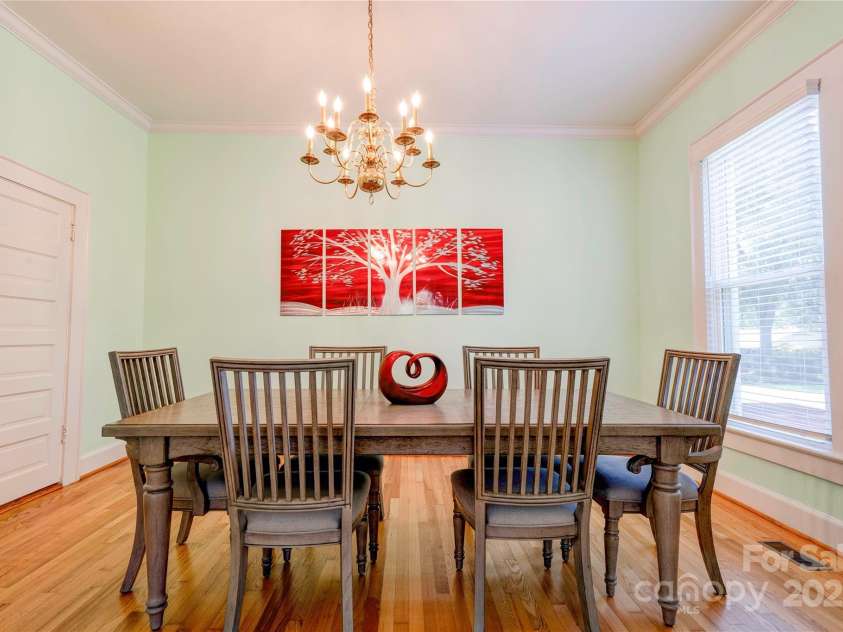 615 Warren Street, Shelby, NC 28150.  MLS# CAR4298346, YatesRealty ID 2717. Dining Room