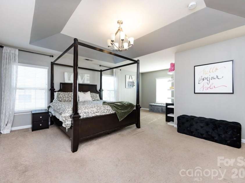 8931 Happiness Road, Harrisburg, NC 28075.  MLS# CAR4331689, YatesRealty ID 27184. Primary Bedroom