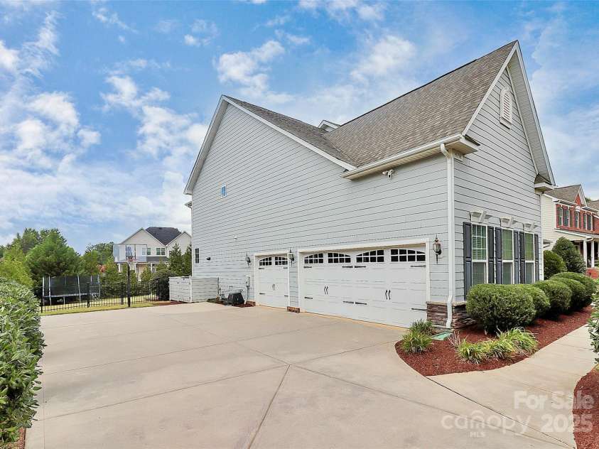 4156 Green Park Court, Harrisburg, NC 28075.  MLS# CAR4281279, YatesRealty ID 27193. Side load 3 car garage