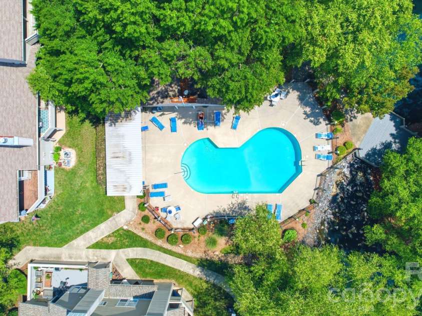 2500 #A Stradbrook Drive, Charlotte, NC 28210.  MLS# CAR4387981, YatesRealty ID 27195. Pool area for relaxing