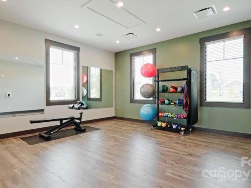 76 Bovine Branch Road, Fletcher, NC 28732.  MLS# CAR4283551, YatesRealty ID 27201. Fitness Center
