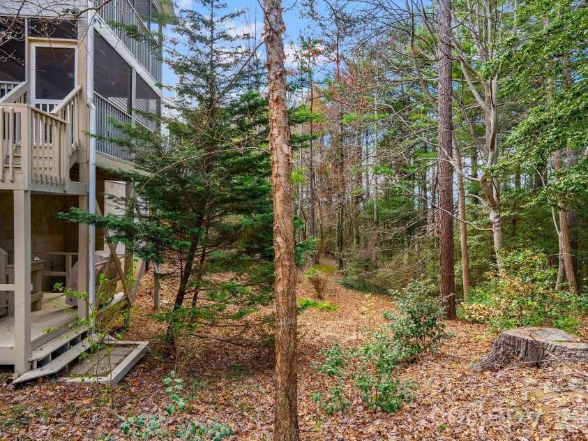 100 Thistle Knoll Court, Asheville, NC 28803.  MLS# CAR4355121, YatesRealty ID 27213. Peaceful setting