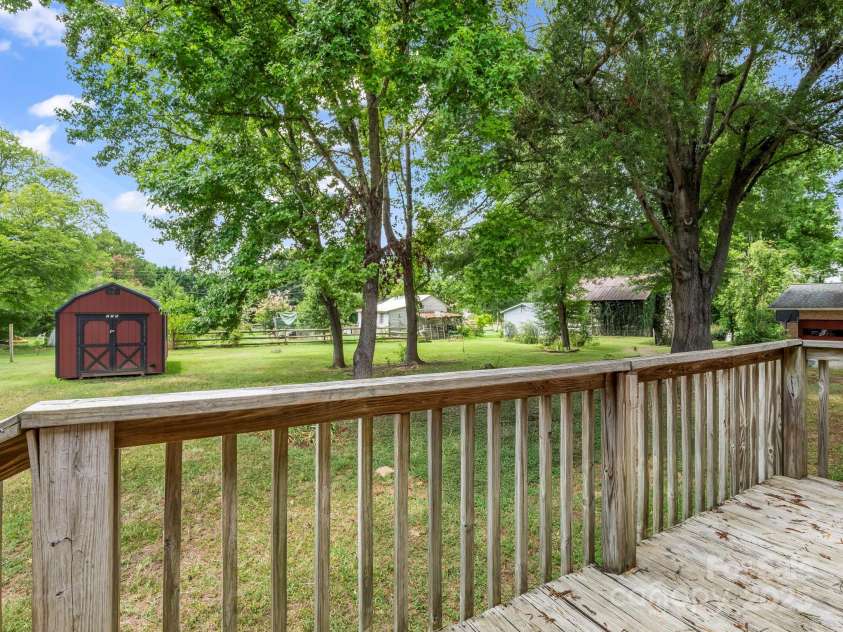 501 Weaver Street, Cherryville, NC 28021.  MLS# CAR4287583, YatesRealty ID 2722. Deck