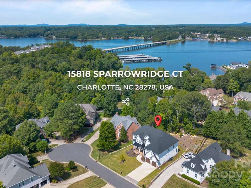 15818 Sparrowridge Court, Charlotte, NC 28278.  MLS# CAR4273574, YatesRealty ID 27230. 