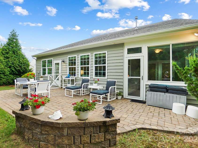 4106 Perth Road, Fort Mill, SC 29707.  MLS# CAR4280800, YatesRealty ID 27234. Large paver patio