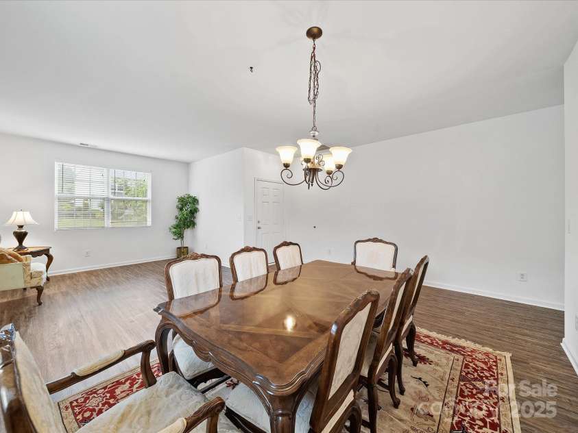 2306 Nettleton Court, Matthews, NC 28105.  MLS# CAR4257451, YatesRealty ID 27237. Dining Room Opens to Living room