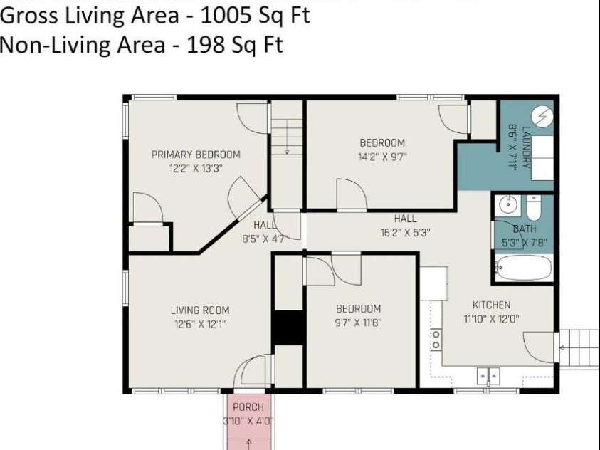 202 Pinchback Avenue, Bessemer City, NC 28016.  MLS# CAR4277000, YatesRealty ID 27238. 