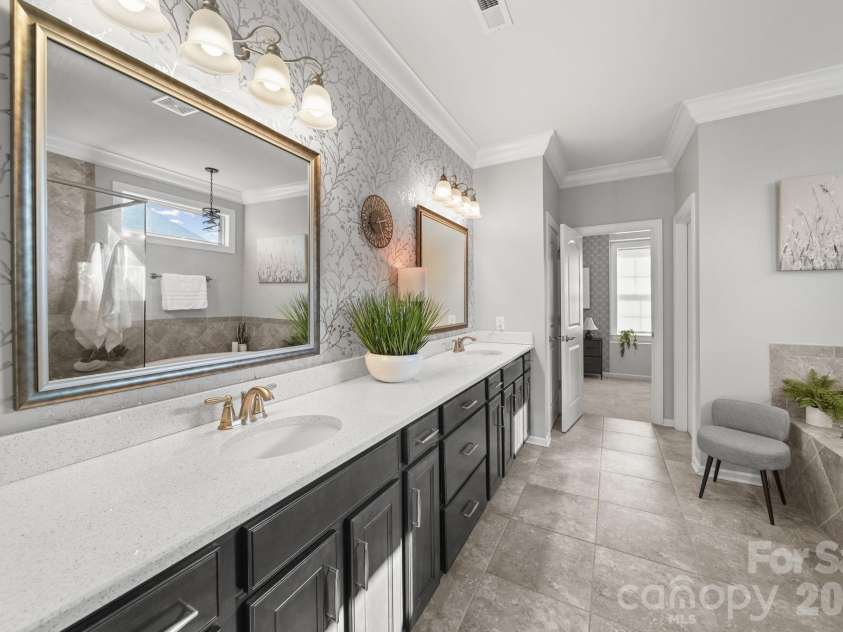 1006 Wellington Avenue, Indian Land, SC 29707.  MLS# CAR4334105, YatesRealty ID 27242. Gorgeous primary bathroom suite