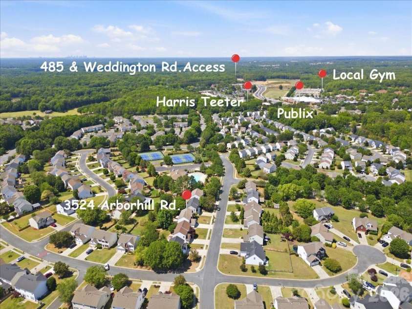 3524 Arborhill Road, Charlotte, NC 28270.  MLS# CAR4384147, YatesRealty ID 27242. 