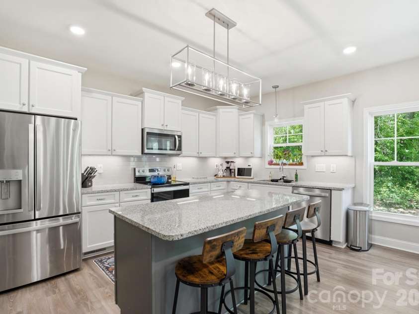 2910 Plum Thicket Court, Monroe, NC 28112.  MLS# CAR4370003, YatesRealty ID 27243. Check out that island!