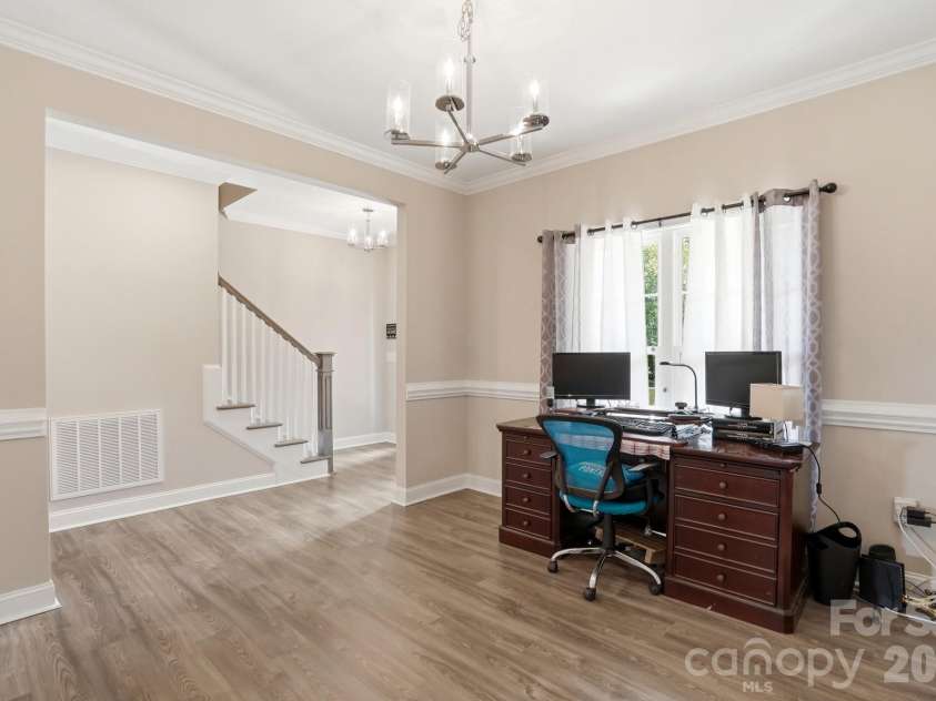 2910 Plum Thicket Court, Monroe, NC 28112.  MLS# CAR4370003, YatesRealty ID 27243. Study or Office