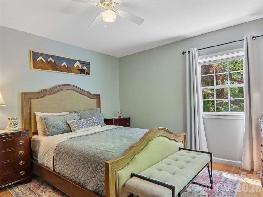 554 Pisgah Forest Drive, Pisgah Forest, NC 28768.  MLS# CAR4375652, YatesRealty ID 27244. Basement bedroom
