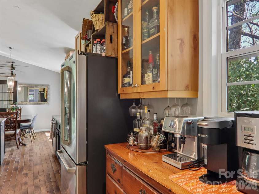 554 Pisgah Forest Drive, Pisgah Forest, NC 28768.  MLS# CAR4375652, YatesRealty ID 27244. Coffee bar