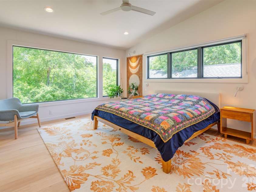 136 Graveyard Road, Fairview, NC 28730.  MLS# CAR4387672, YatesRealty ID 27249. Primary Bedroom