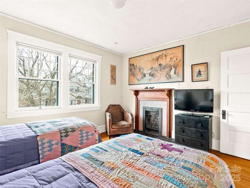 12 Bearden Avenue, Asheville, NC 28801.  MLS# CAR4331679, YatesRealty ID 2726. Original coal burning fireplace