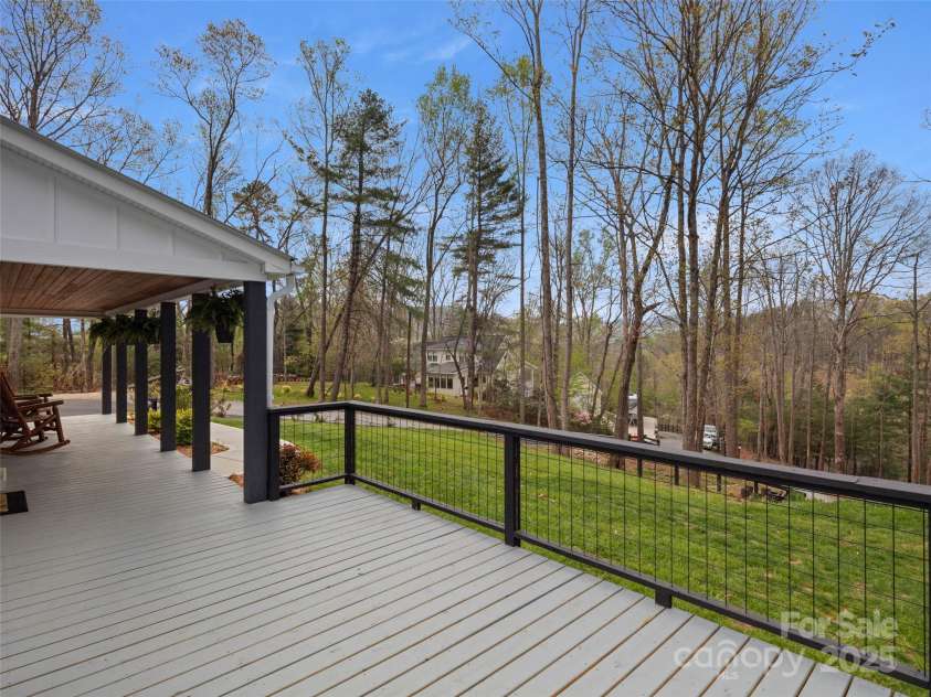 30 Gap Hill Drive, Fletcher, NC 28732.  MLS# CAR4249216, YatesRealty ID 27265. Front porch