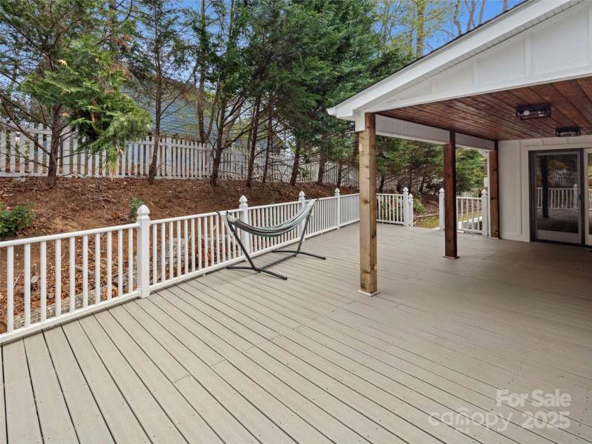 30 Gap Hill Drive, Fletcher, NC 28732.  MLS# CAR4249216, YatesRealty ID 27265. Shade or sun, your choice!