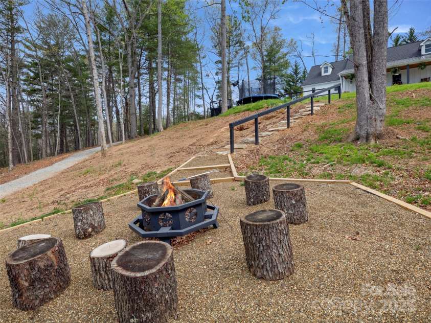 30 Gap Hill Drive, Fletcher, NC 28732.  MLS# CAR4249216, YatesRealty ID 27265. S'mores, anyone?