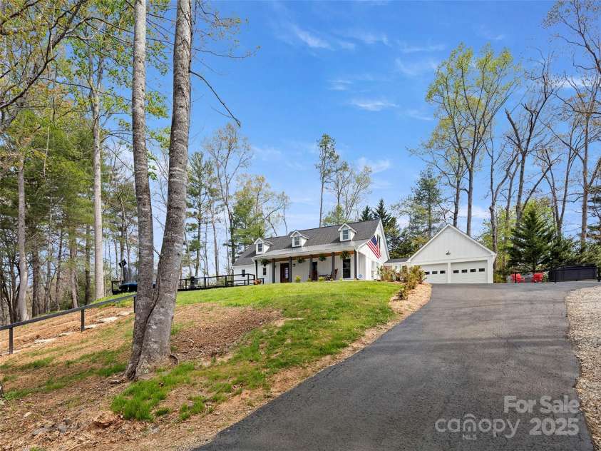 30 Gap Hill Drive, Fletcher, NC 28732.  MLS# CAR4249216, YatesRealty ID 27265. Truly a magnificent hilltop retreat!