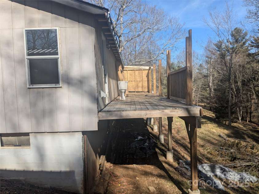 11 Kennedy Road, Weaverville, NC 28787.  MLS# CAR4219594, YatesRealty ID 2727. Deck