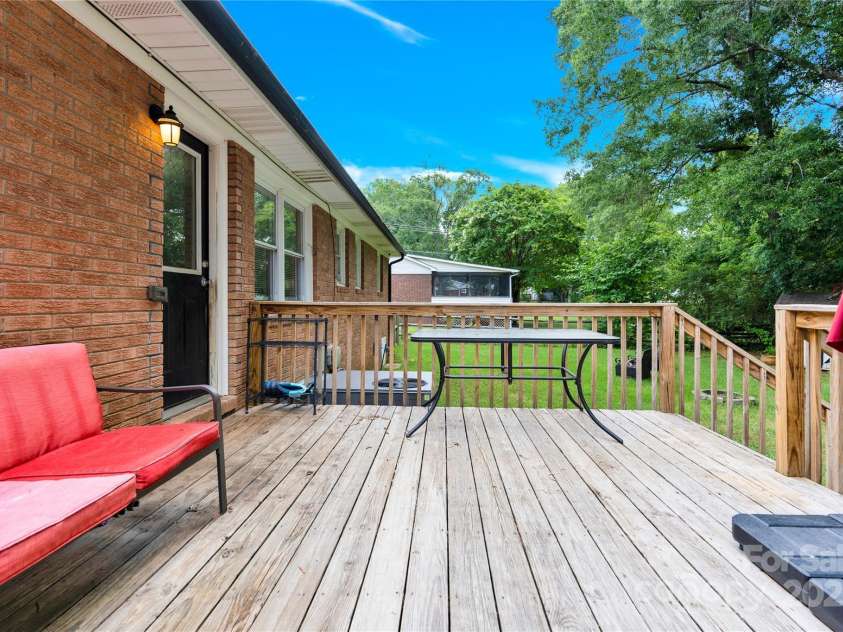 501 Kingfield Drive, Concord, NC 28027.  MLS# CAR4275301, YatesRealty ID 27271. Deck area