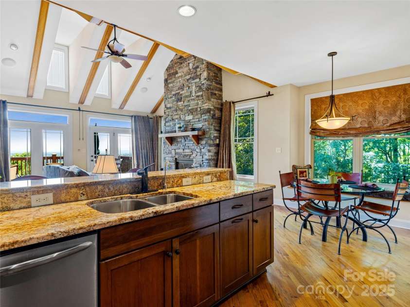 206 Summershade Court, Asheville, NC 28806.  MLS# CAR4282180, YatesRealty ID 27272. Don't let the view distract you from dish washing!