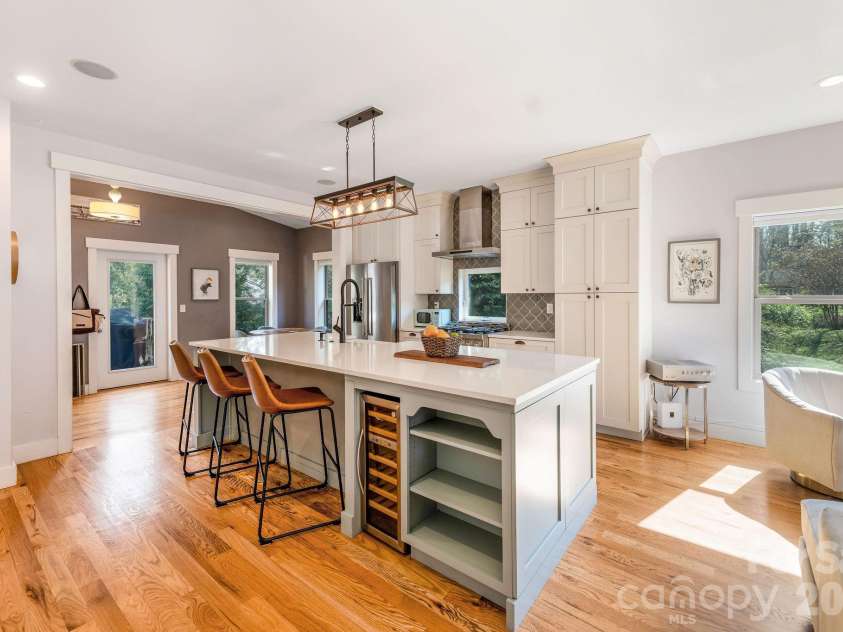 156 Bradley Street, Asheville, NC 28806.  MLS# CAR4364055, YatesRealty ID 27274. Custom oversized island