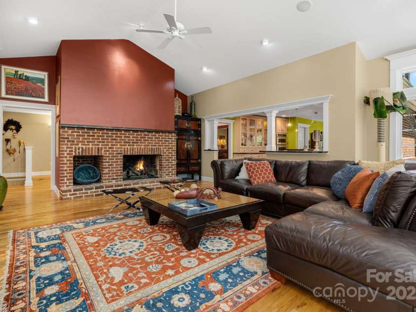 3 Amherst Road, Asheville, NC 28803.  MLS# CAR4281202, YatesRealty ID 27275. View of Fireplace