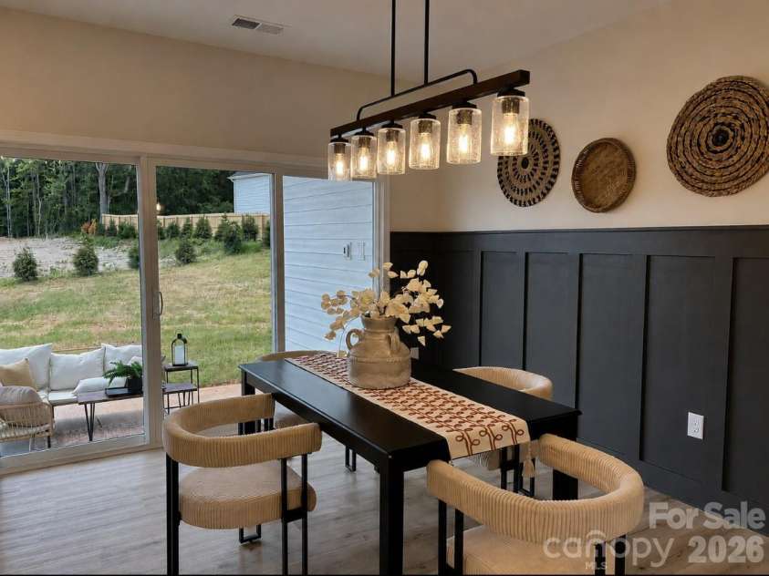 390 NC HWY 200 None, Stanfield, NC 28163.  MLS# CAR4383746, YatesRealty ID 27282. Dining area w/ accent wall