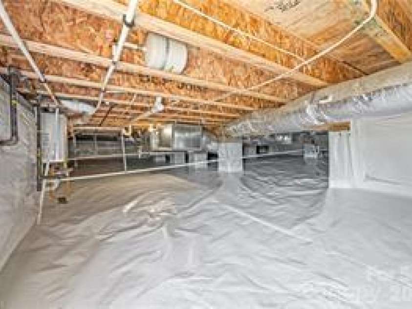 109 Frost Road, Advance, NC 27006.  MLS# CAR4388804, YatesRealty ID 27283. Conditioned crawlspace