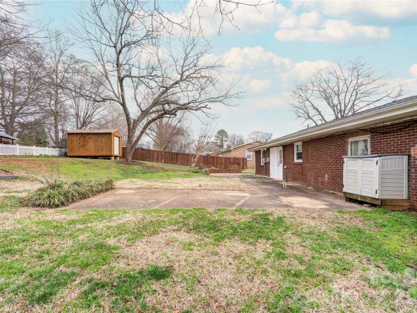 2926 Lake Drive, Shelby, NC 28152.  MLS# CAR4351975, YatesRealty ID 2729. Back Yard