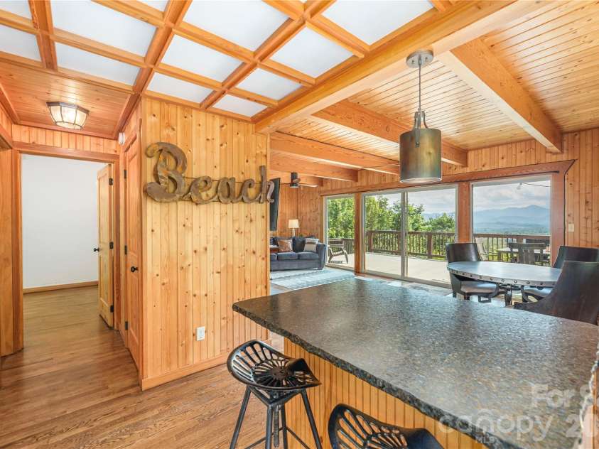 121 Mountainview Road, Asheville, NC 28806.  MLS# CAR4382985, YatesRealty ID 27293. Mountain Views From Kitchen 