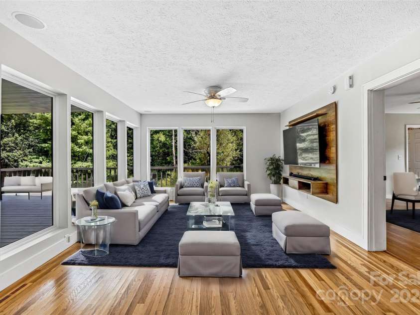 48 Merrell Road, Leicester, NC 28748.  MLS# CAR4172323, YatesRealty ID 2730. Virtual Staged