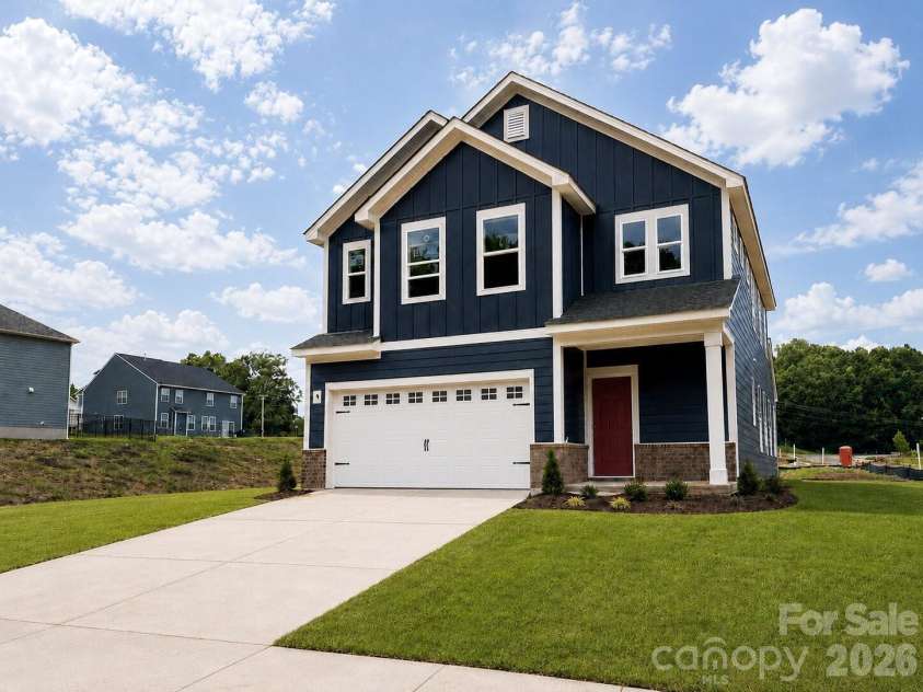 123 Nighthawk Trail, Mooresville, NC 28115.  MLS# CAR4387759, YatesRealty ID 27300. Artist rendering / digitally enhanced exterior visualization for illustrative purposes only. Actual home, colors, materials, landscaping, and site conditions may vary. Information herein deemed reliable but not guara