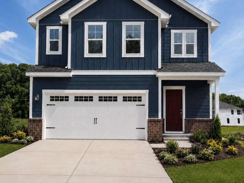 123 Nighthawk Trail, Mooresville, NC 28115.  MLS# CAR4387759, YatesRealty ID 27300. Artist rendering / digitally enhanced exterior visualization for illustrative purposes only. Actual home, colors, materials, landscaping, and site conditions may vary. Information herein deemed reliable but not guara