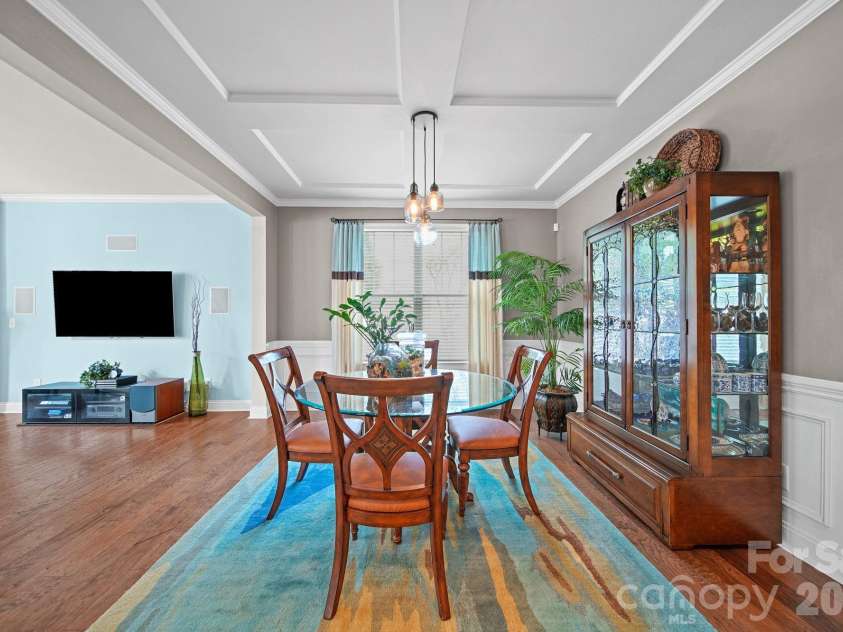 148 Byers Commons Drive, Mooresville, NC 28117.  MLS# CAR4368080, YatesRealty ID 27301. Formal dining room with a seamless flow in the open concept floor plan.