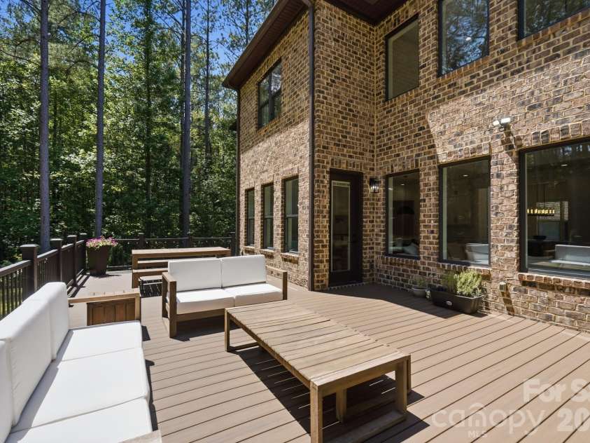 145 Crooked Branch Way, Troutman, NC 28166.  MLS# CAR4385546, YatesRealty ID 27315. Outdoor Deck