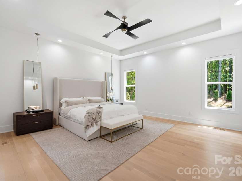 145 Crooked Branch Way, Troutman, NC 28166.  MLS# CAR4385546, YatesRealty ID 27315. Primary Bedroom