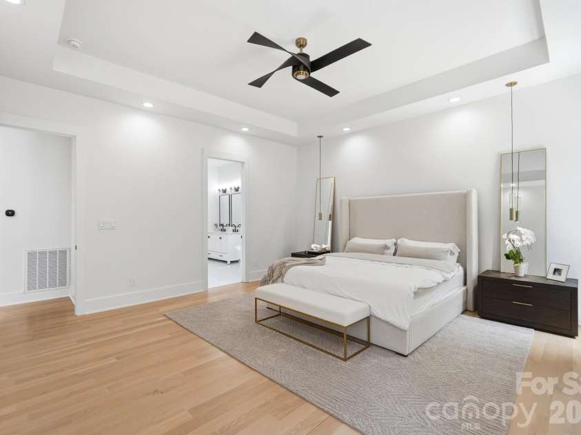 145 Crooked Branch Way, Troutman, NC 28166.  MLS# CAR4385546, YatesRealty ID 27315. Primary Bedroom